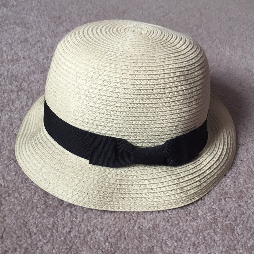 Straw Bowler Hat